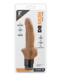 Vibruojantis dildo (pažeista pakuotė) „Dr. Skin Vibe Nr. 12“ - Blush