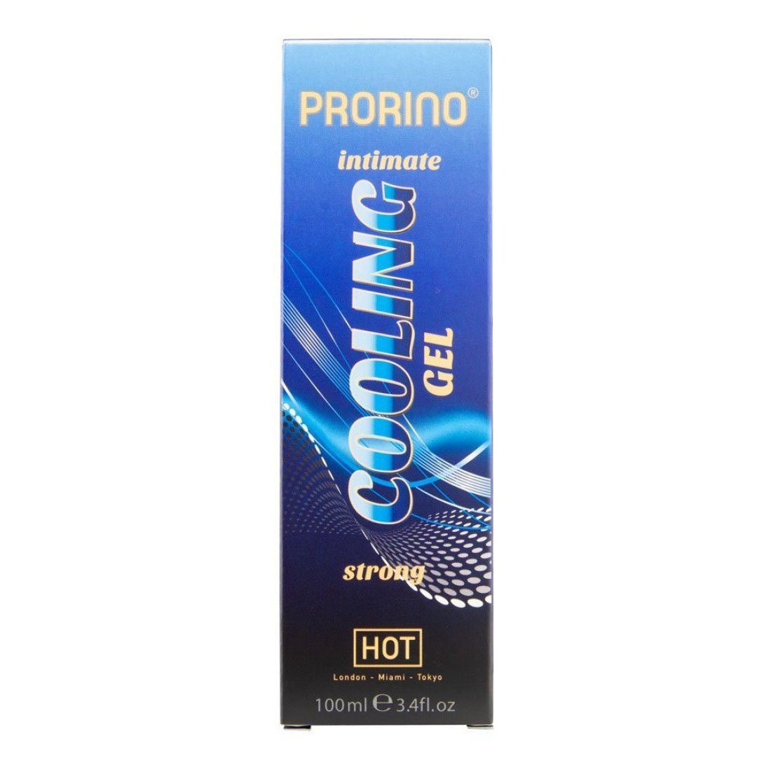 Stimuliuojantis lubrikantas „Prorino Cooling Gel Strong“, 100 ml - Hot