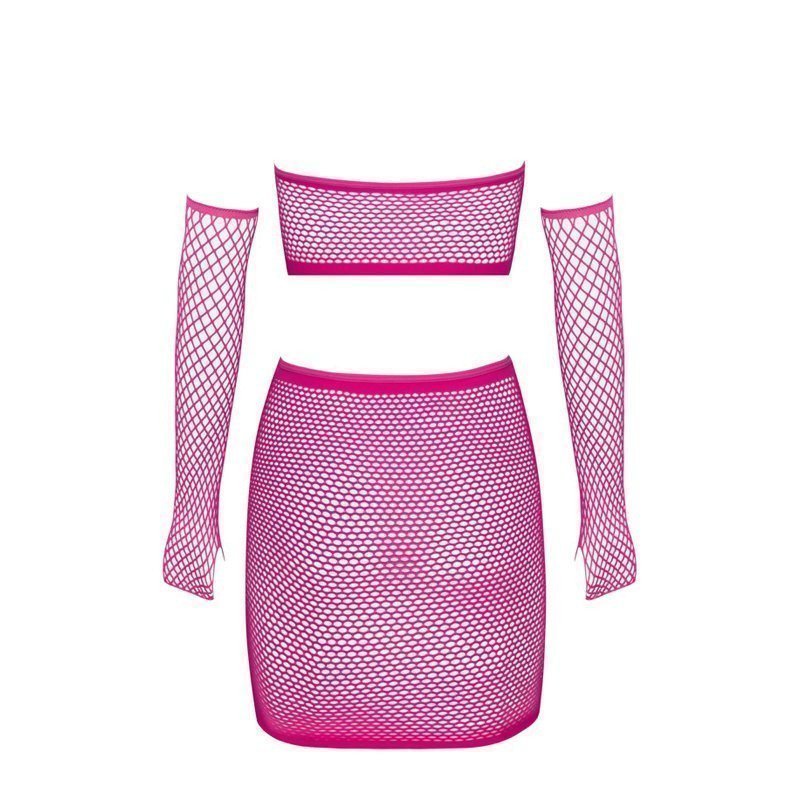 Trijų dalių rinkinys „Hot Pink“ - Cottelli Collection