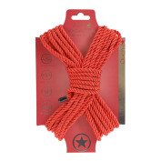 Suvaržymo virvė „Bondage Rope Red“, 10 m
