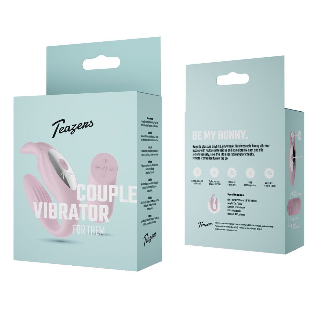 Vibratorius poroms „Couple Vibrator“ - Teazers