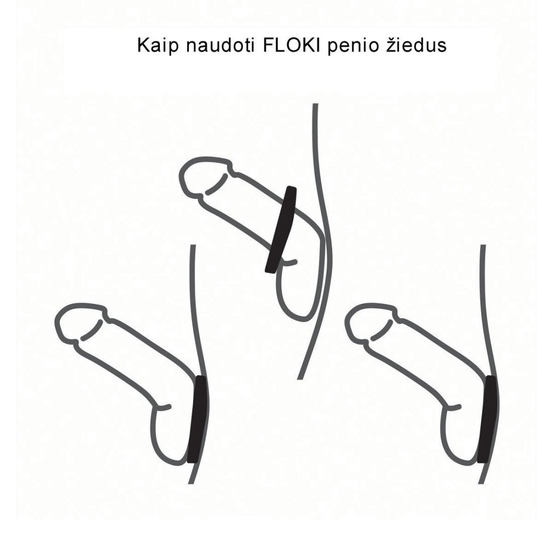 Penio žiedų rinkinys „Floki“ - Velvor
