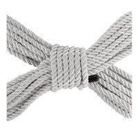 Suvaržymo virvė „Bondage Rope Silver“, 10 m - Ouch!