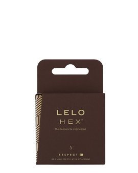 Dideli prezervatyvai „HEX Respect XL“, 3 vnt. - LELO