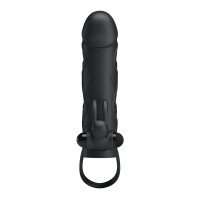Vibruojanti penio mova „Penis Sleeve with Ball Strap“ - Pretty Love