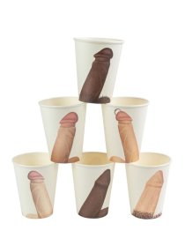 Vienkartiniai puodeliai „Cockups“, 6 vnt. - Spencer and Fleetwood
