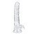 Falo imitatorius „Transparent Dildo 19 cm“