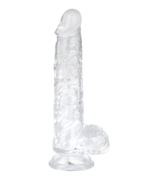 Falo imitatorius (pažeista pakuotė) „Transparent Dildo 15 cm“ - EasyToys