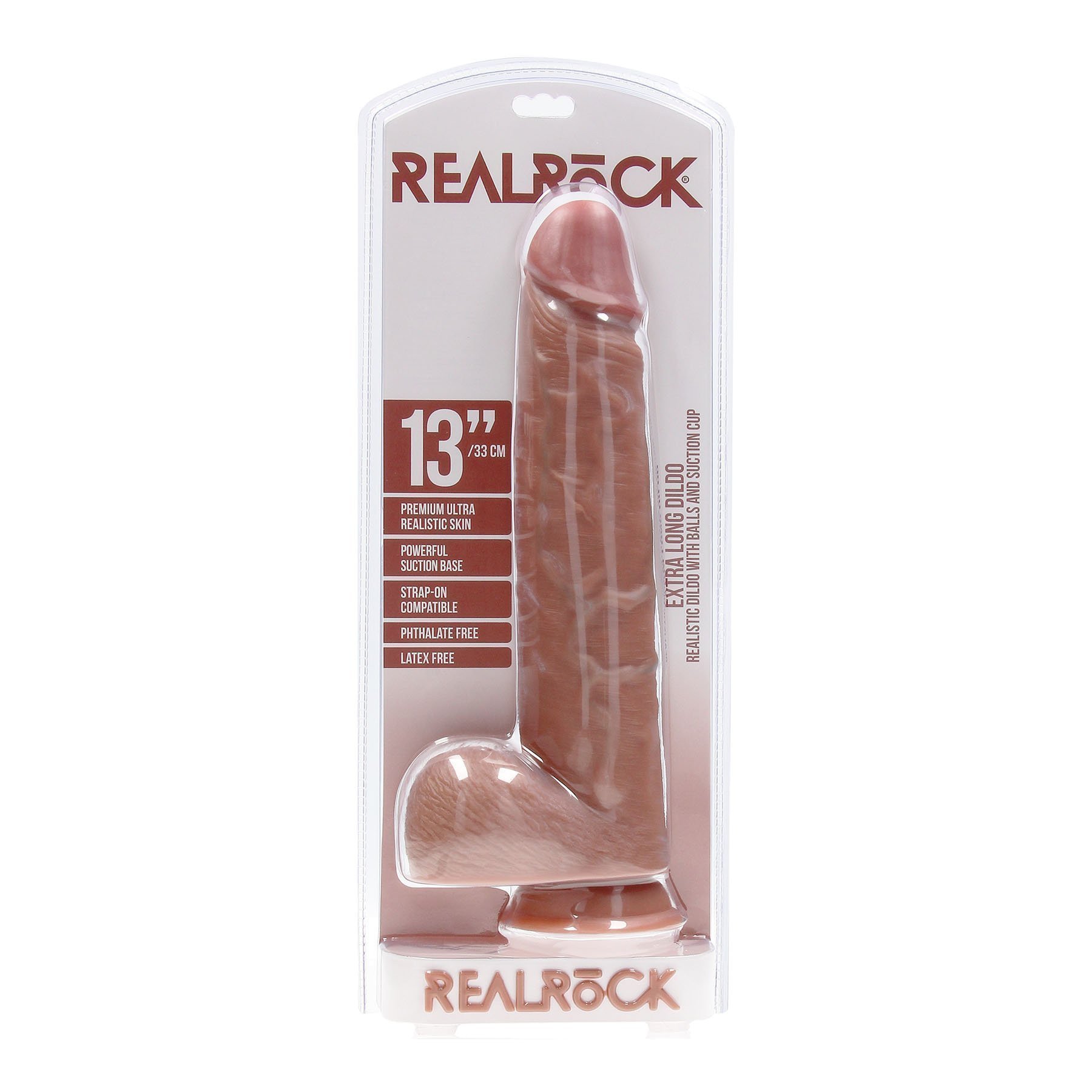 XXL falo imitatorius „Extra Large Thick Straight 13“ - RealRock