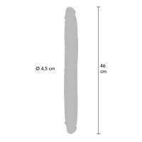 Dvigubas dildo „Foreskin Doubledong 46 cm“ - Get Real