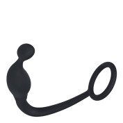 Prostatos masažuoklis - penio žiedas „Cock Ring with Prostate Stimulator Small“