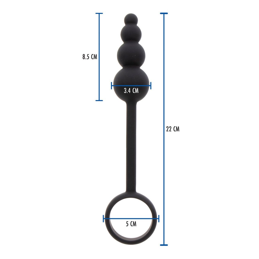 Penio žiedas - analinis kaištis „ManPower“ - ToyJoy