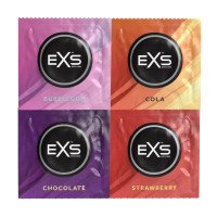 Prezervatyvų rinkinys „Mixed Flavoured“, 12 vnt. - EXS Condoms