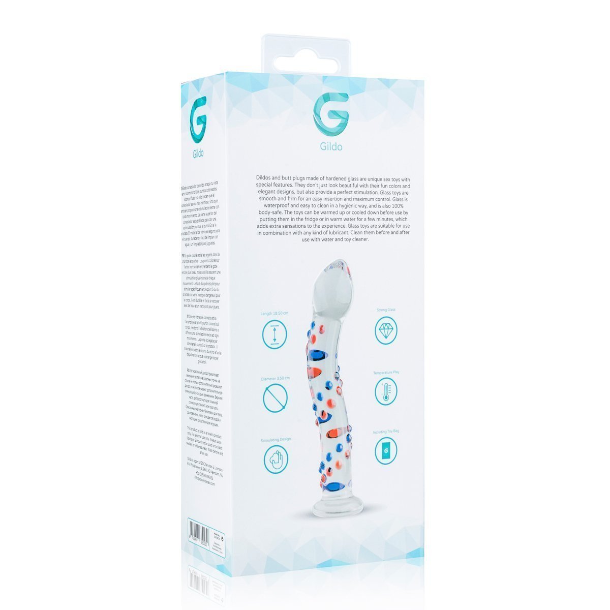 Stiklinis dildo „Glass Dildo Nr. 3“ - Gildo