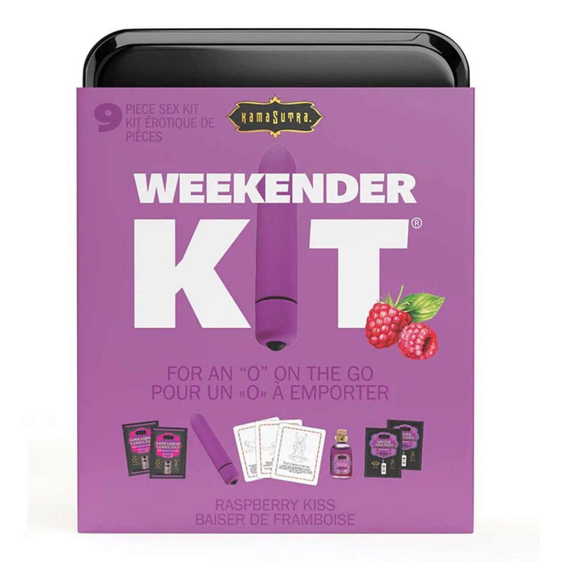 Erotinis rinkinys „The Weekender Kit Raspberry Kiss“ - KamaSutra