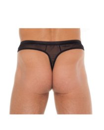 Vyriškos kelnaitės su juostele „Transparent G-String“ - Amorable