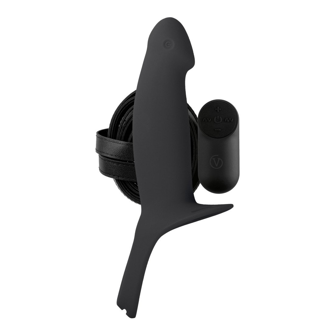 Vibuojantis tuščiaviduris strap-on dildo „H4 Size L“ - Virgite