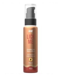 Šildantis gelis oraliniam seksui „Lick Me Peach“, 50 ml - Intt
