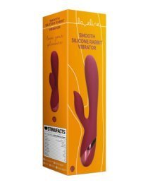 Vibratorius kiškutis „Smooth Silicone Rabbit Vibrator“ - Loveline