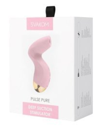 Rožinis klitorinis stimuliatorius „Pulse Pure“ - Svakom