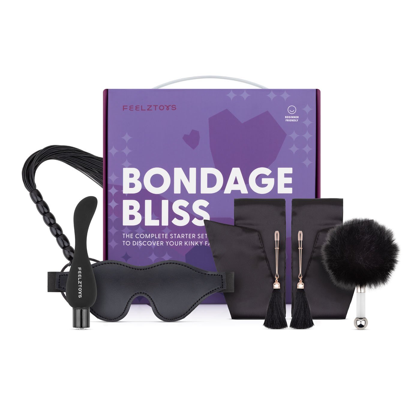 Suvaržymo rinkinys „Bondage Bliss“ - Feelztoys