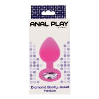 Vidutinis analinis kaištis „Diamond Booty Jewel“ - ToyJoy