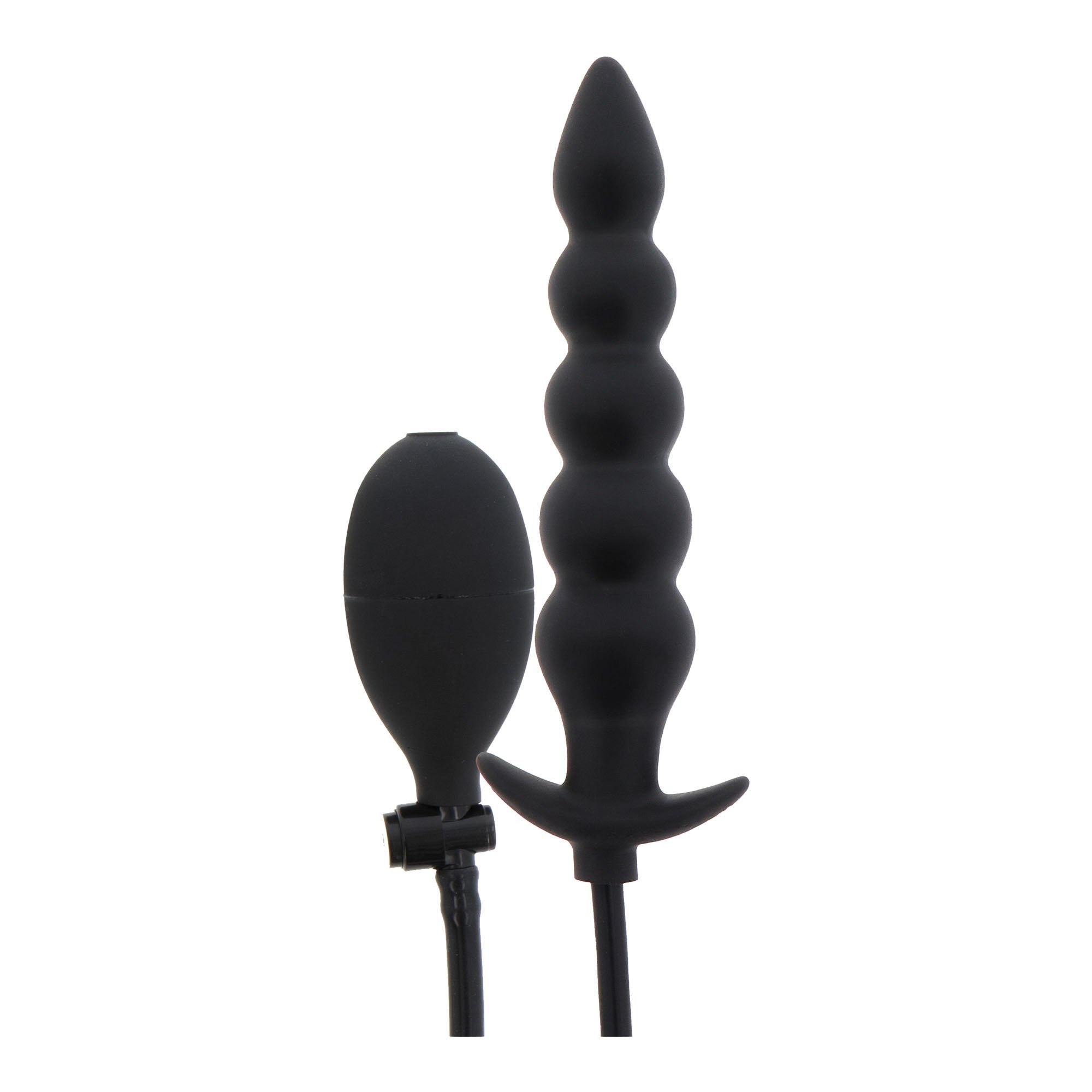 Pripučiami analiniai karoliukai „Inflatable Ribbed Plug Advanced“ - Extreme