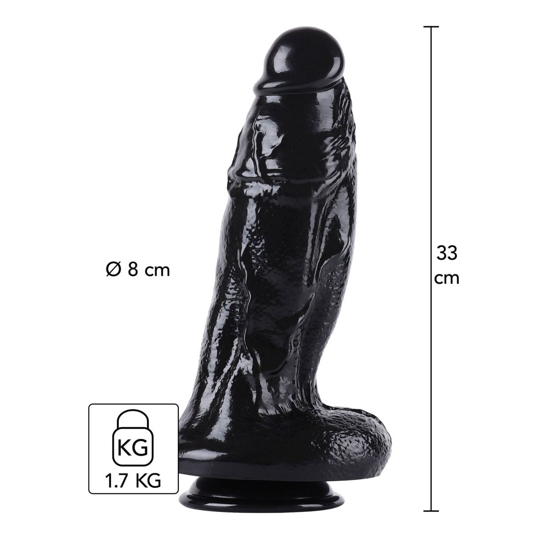 XXL falo imitatorius „Dong Xtra Thick“ - Extreme