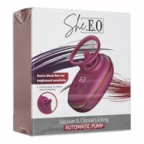Automatinė pompa moterims „Vacuum & Clitoral Licking“ - She.E.O