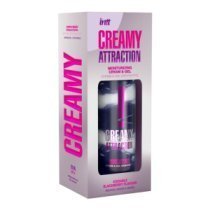 Drėkinantis kremas ir gelis „Creamy Attraction Kissable Blackberry Flavour“, 100 ml - Intt