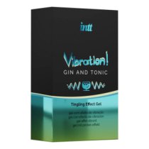 Stimuliuojantis gelis „Vibration! Gin and Tonic“, 15 ml - Intt