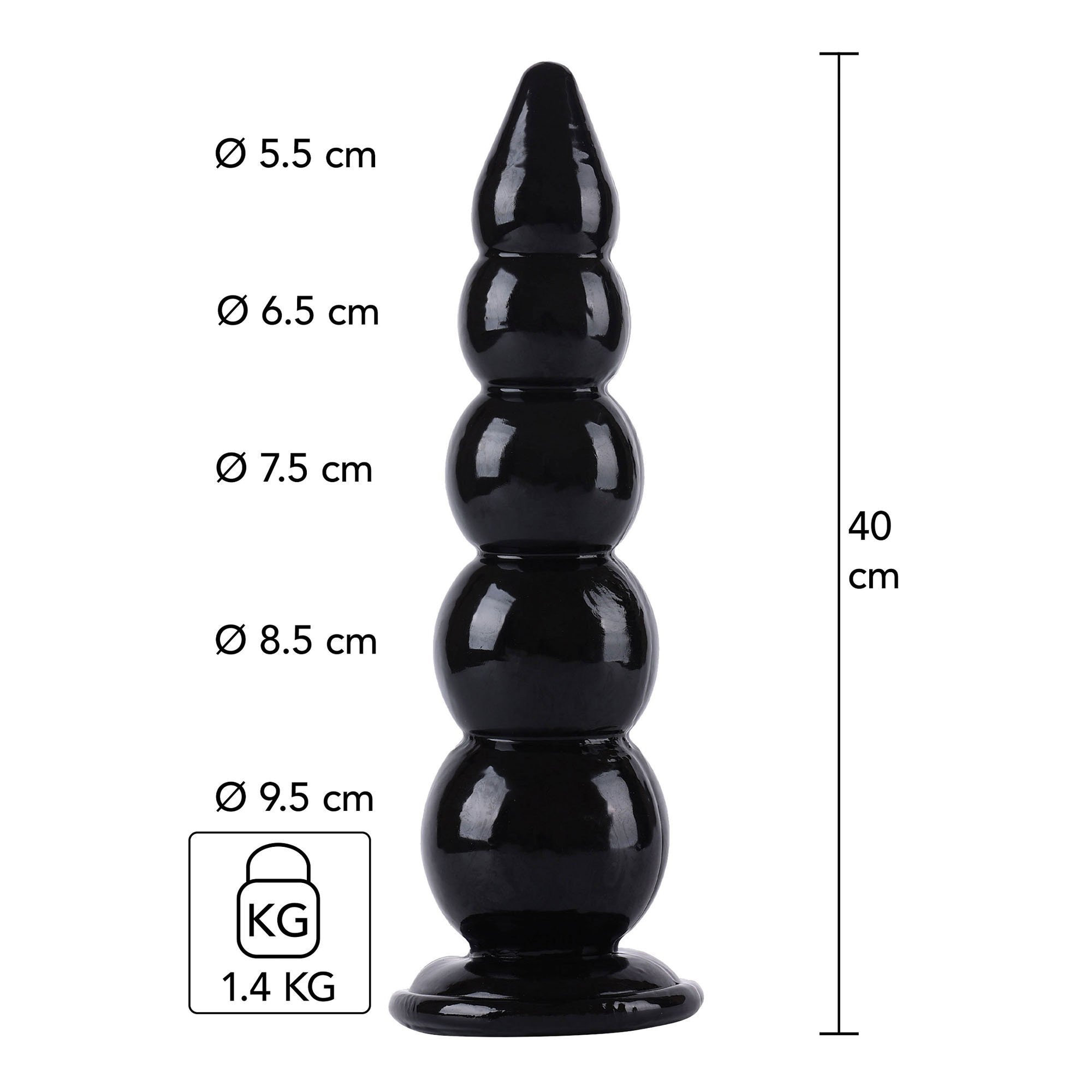 Analinis kaištis „Buttplug Balls XXXL“ - Extreme