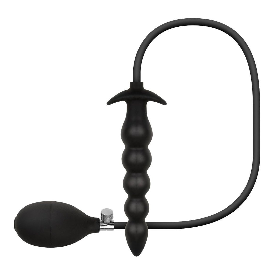 Pripučiamas analinis kaištis „Inflatable Anal Plug with Pump 20 cm“ - EasyToys