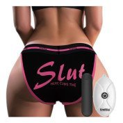 Vibruojančios kelnaitės „Slut“