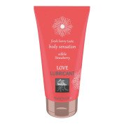 Vandens pagrindo lubrikantas „Shiatsu Edible Strawberry“, 75 ml
