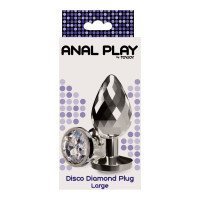 Didelis analinis kaištis „Disco Diamond Plug“ - ToyJoy