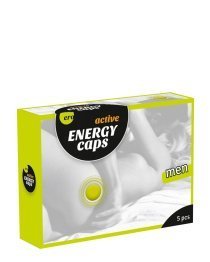 Maisto papildas vyrams „Active Energy Caps Men“, 5 kapsulės - Hot