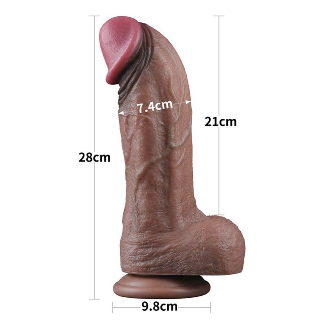 Silikoninis falo imitatorius „Nature Cock Nr. 11“ - Lovetoy