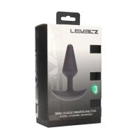 Vibruojantis analinis kaištis „Classic Vibrating Silicone Anal Plug“ - Levelz