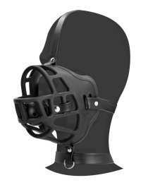 Kaukė su burnos kaiščiu „Xtreme Muzzle with Removable Ball Gag“ - Ouch!