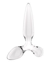 Stiklinis dildo „Triple Crystal 2” - Satisfyer