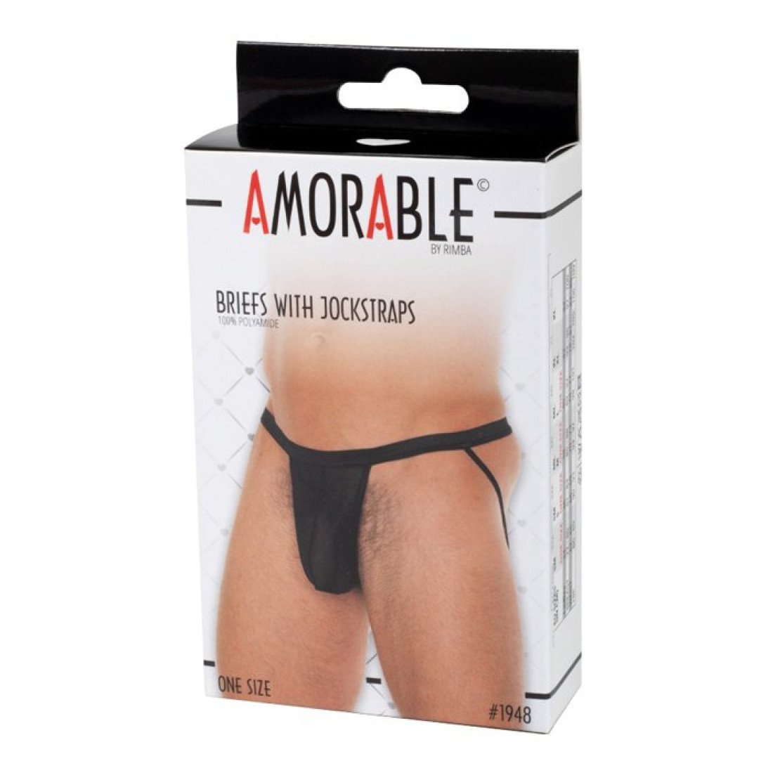 Vyriškos kelnaitės „Transparent Jockstrap“ - Amorable