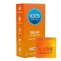 Ejakuliaciją nutolinantys prezervatyvai „Delay Endurance“, 12 vnt. - EXS Condoms