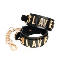 Antrankiai „Slave Handcuff with Golden Chain“ - Latetobed