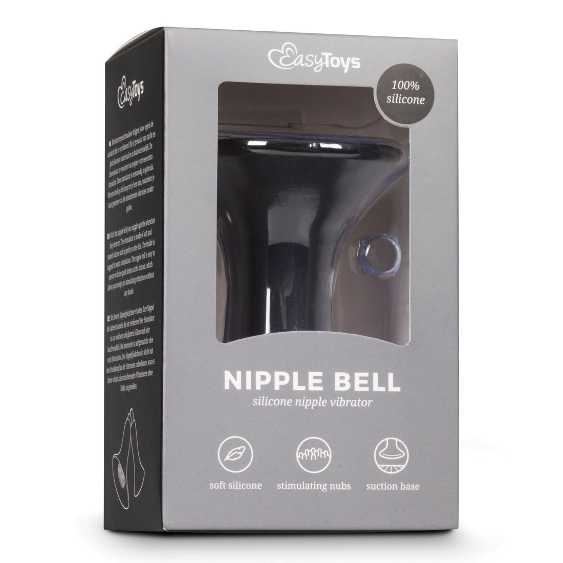 Spenelių vibratorius „Nipple Bell“ - EasyToys
