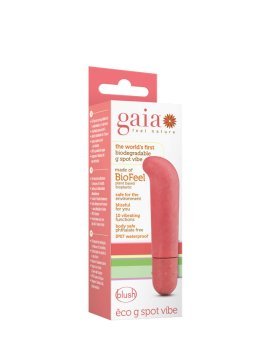 Rožinis G taško vibratorius „Gaia Eco G Spot Vibe“ - Blush