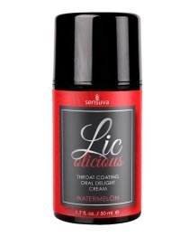 Kremas oraliniam seksui „Licolicious Watermelon“, 50 ml - Sensuva