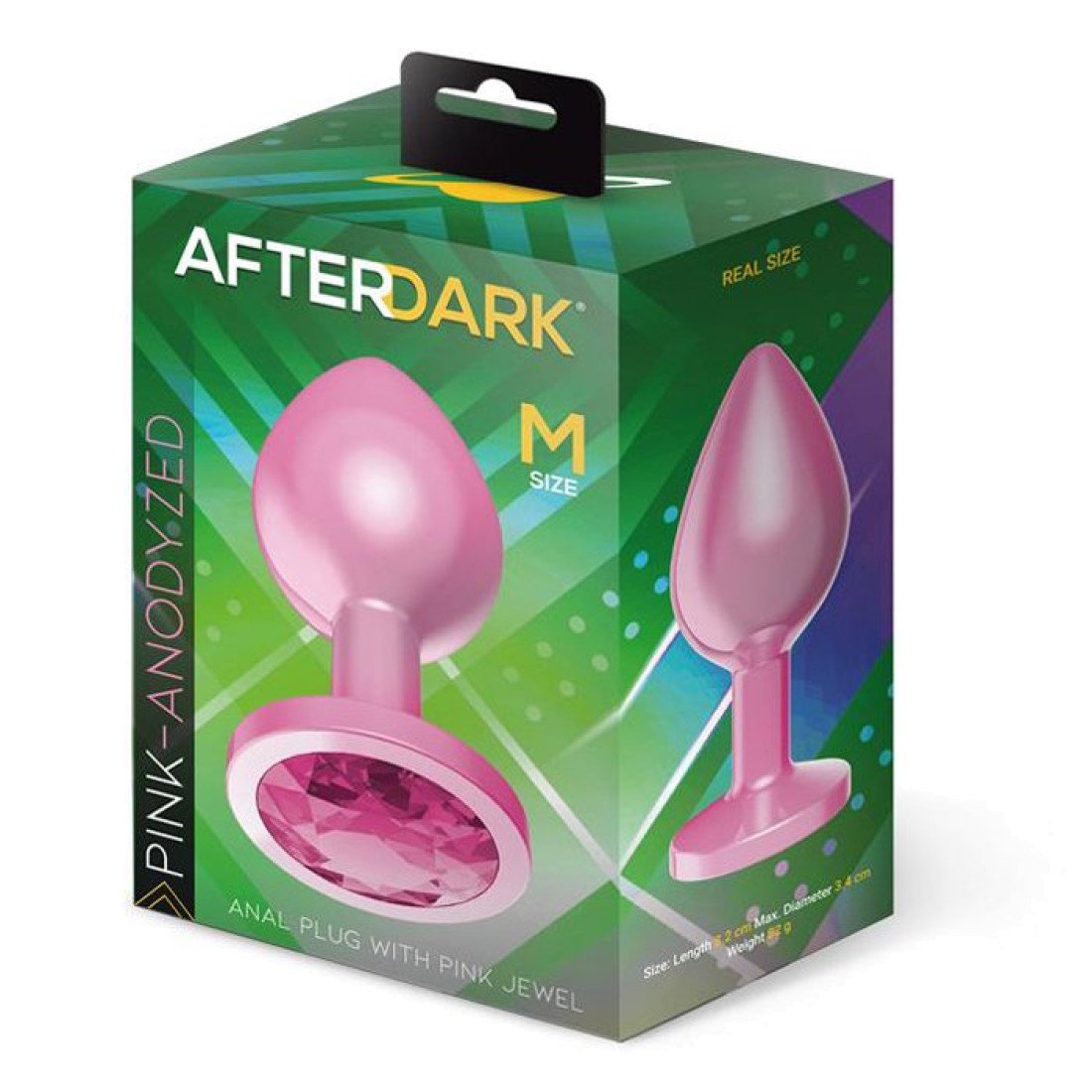 Analinis kaištis „Anodyzed Pink M“ - Afterdark