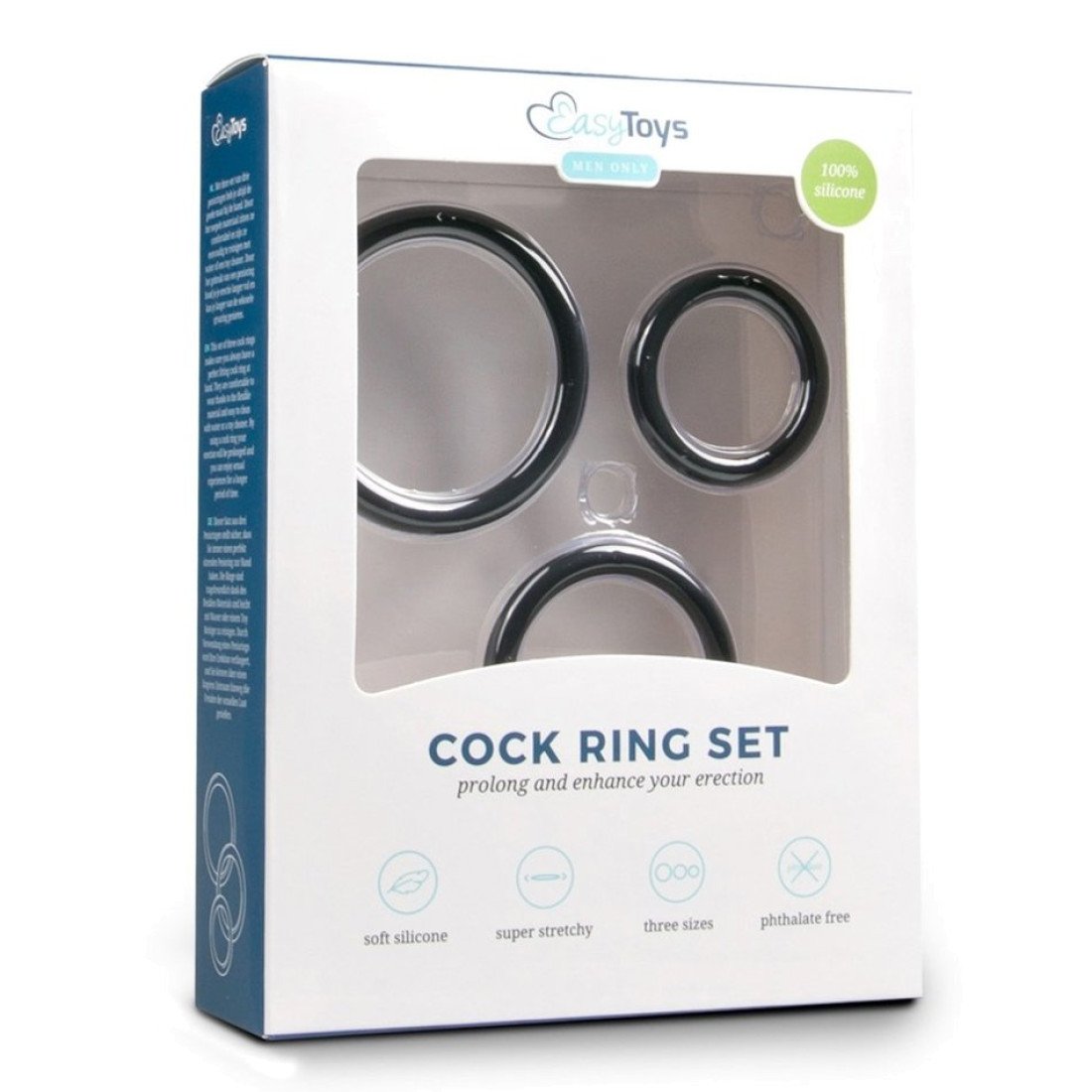 Penio žiedų rinkinys „Cock Ring Set“ - EasyToys