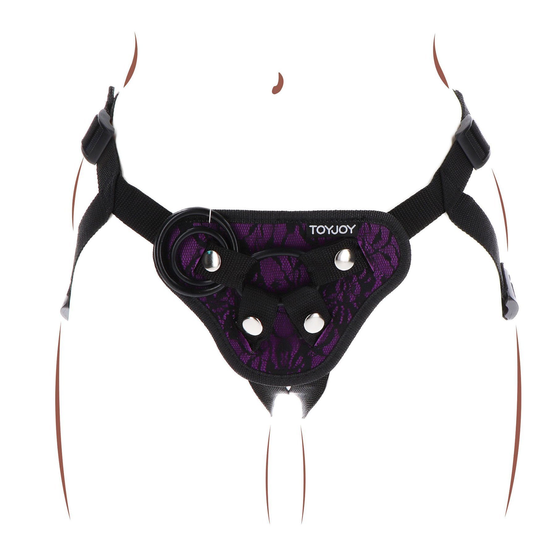 Strap-on diržas „Strap-on Lace Harness“ - Get Real